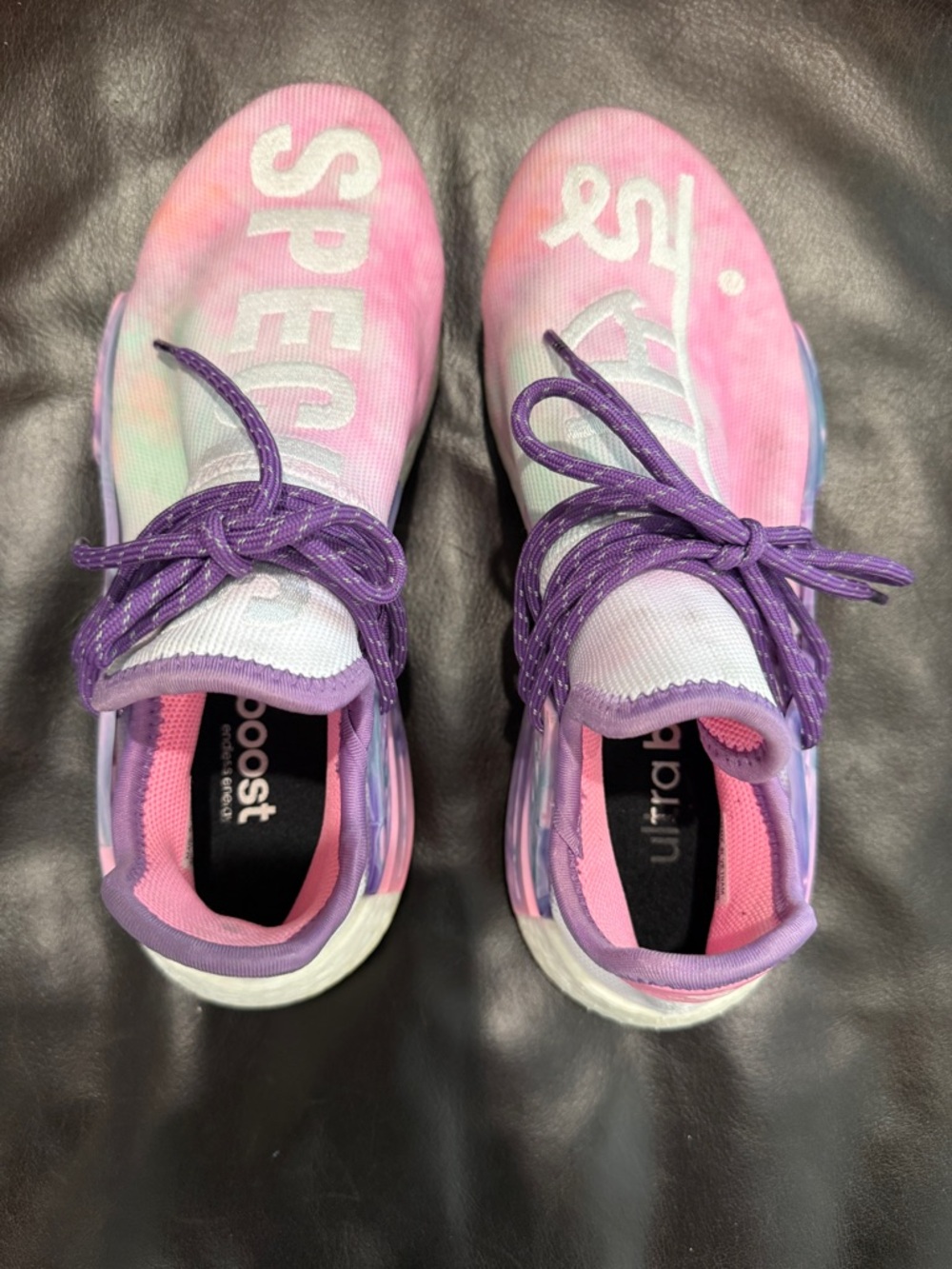 adidas Human Race NMD Pharrell Holi Festival Pink Glow AC7362 Size 8M OG All - Picture 6 of 11
